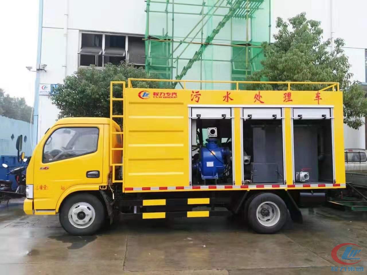 藍(lán)牌東風(fēng)多利卡D6污水處理車(chē)